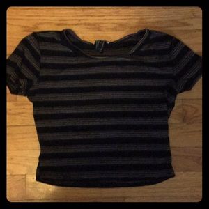 A cropped tee from forever 21.